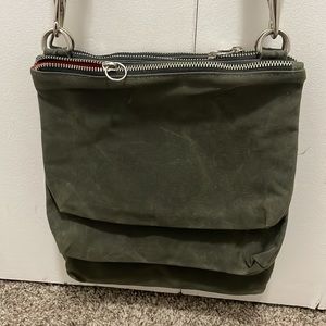 Brand new Army green canvas shoulder bag, 3 bags in 1.